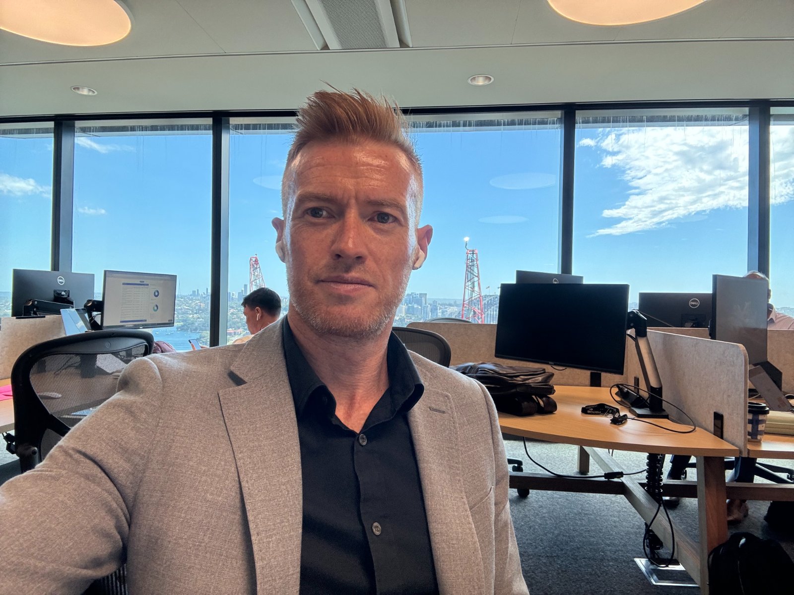 Robin Leonard in the Sydney office