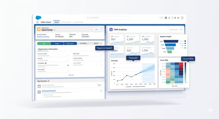 CRM Analytics in the Salesforce ecosystem