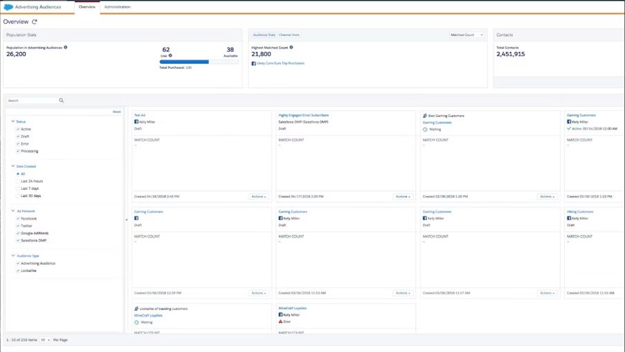 Salesforce Marketing Cloud Advertising Studio End of Sale notice — August 2026